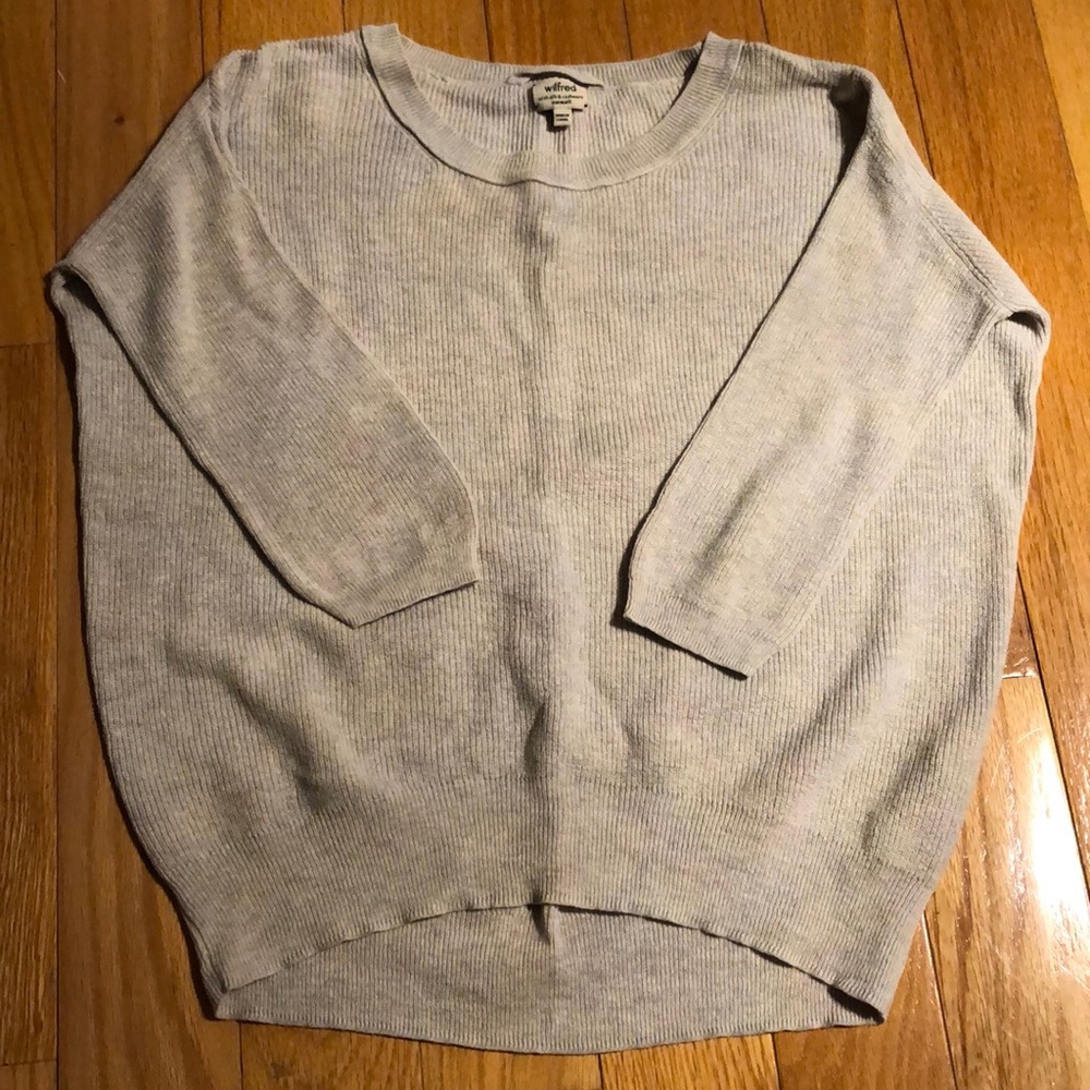 Aritzia Wilfred Cream Sweater